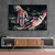 Quadro Decorativo Abstratos Mãos pintadas e borboleta