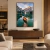 Quadro Decorativo Paisagem e Natureza Paisagem Barco e Montanha