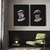 Kit 2 Quadros Decorativos Fashion e Pop David-III