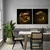 Kit 2 Quadros Decorativos Abstratos Onda-Metálica I e II - comprar online