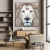 Quadro Decorativo Animais Leão Branco