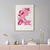 Quadro Decorativo Grandes Artistas Movimento Rosa - Inspirado por Henri Matisse