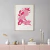 Quadro Decorativo Grandes Artistas Movimento Rosa - Inspirado por Henri Matisse