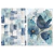 Kit 2 Quadros Decorativos Florais e Folhagens Floral Aquarela II - comprar online