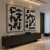 Kit 2 Quadros Decorativos Geométricos Composição Geométrica I