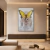 Quadro Decorativo Animais Mulher e Borboleta Amarela I