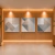 Kit 3 Quadros Decorativos Quadros Geométrico Cinza e Bege