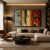 Quadro Decorativo Abstratos Terra Blue I