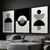 Kit 3 Quadros Decorativos Abstratos Linhas Abstratas XXXIX