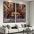 Kit 2 Quadros Decorativos Arquitetura Salão de Entrada de Palácio - comprar online