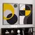 Kit 2 Quadros Decorativos Abstrato Textura XXXVI XXXVII - comprar online