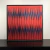 Kit 2 Quadros Artesanais Trama Vermelho e Azul I e II Sem Vidro 90x90cm na internet