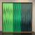 Kit 2 Quadros Artesanais Trama Degradê Verde I e II Sem Vidro 90x90cm - Arte Própria | Maior Fábrica de Quadros da América Latina
