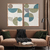 Quadros Artesanais Geométrico Têxtil Nublado Com Vidro 60x100cm - comprar online