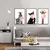 Kit 3 Quadros Decorativos Animais Chiclete I, II e III