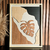 Quadros Artesanais Folhagem em Madeira: Folhas Minimalistas, Monstera e Ramo Orgânico Com Vidro 60x80cm na internet