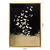 Quadro Artesanal Borboletas Com Folha de Ouro Com Vidro 70x100cm - loja online