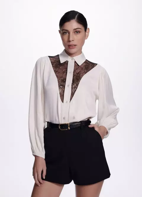 CAMISA AMINA CHAMPAGNE CAROL BASSI
