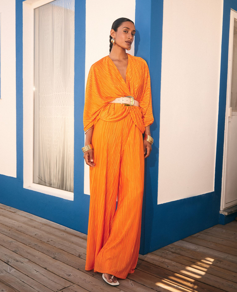 CASAQUETO CELINA LARANJA IORANE