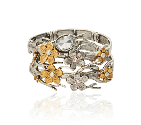 PULSEIRA DUO FLORAL PV CAMILA KLEIN