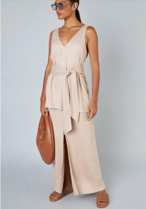 VESTIDO MARINA AMENDOA TFS