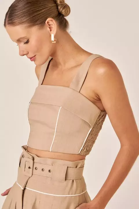 TOP PAULINE CARAMELO TFS