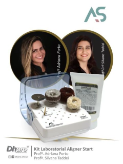 Kit Laboratorial Aligner Start | Acabamento em Placas - Profª. Drª. Silvana Taddei e Profª. Adriana Porto | Extra Oral | PM - para Peça de Mão