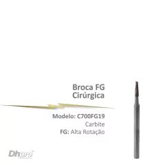 C700FG19 - Broca Cirúrgica Carbide | FG - ALta Rotação