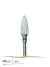 CB251 | Broca de Zircônia | PM - para Peça de Mão Reta - Extra Oral. - comprar online