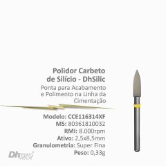 CCE116314XF | Polidores De Carbeto de Silício Dhsilic FG | Motor Elétrico – 8.000 rpm | FG - Alta Rotação – Intra Oral. - comprar online