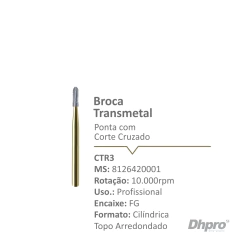 CTR3 | Broca Transmetal | FG - 10.000 rpm - Intra Oral.
