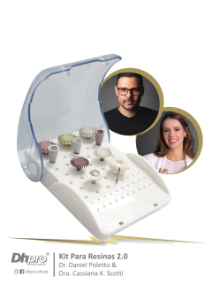 Kit Para Resinas 2.0 - Dr. Daniel Poletto & Dra. Cassiana K. Scotti