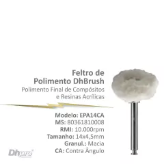 EPA14CA | Escova de Algodão Natural Desfiado | CA – para Contra Ângulo – Intra Oral. - comprar online