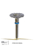 ETGR12CA Média | Escova de Carbeto de Silicio TG Rigida 12 mm | CA – para Contra Ângulo – Intra Oral.