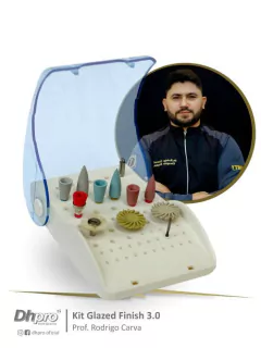 Kit Glazed Finish 3.0 - Prof. Rodrigo Carva | Resina Composta | CA - Contra Ângulo