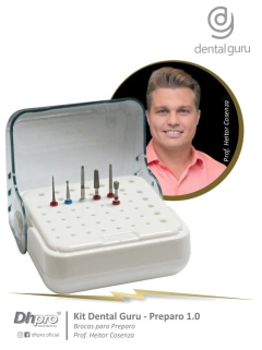 Kit Dental Guru - Brocas para Preparo 1.0 / Prof. Heitor Corsenza | FG Alta Rotação