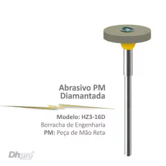 HZ3-16D | Disco Abrasivo de DIAMANTE. | PM - para Peça de Mão Reta - Extra Oral.
