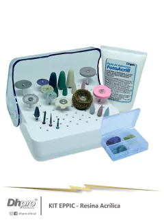 Kit EPPIC - Para acabamento em Resina Acrilica - Professor Marcelo Teixeira | PM - para Peça de Mão