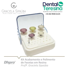 Kit Acabamento e Polimento de Facetas em Resina - Prof. Graciela Sipaúba