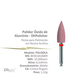 PGU20CA | Ponta UNIVERSAL Tamanho Grande | CA – para Contra Ângulo – Intra Oral.