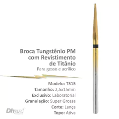 T515 | Broca De tungstenio Para Perfuração | PM - para Peça de Mão Reta - Extra Oral.