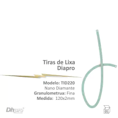 TID220 | Diapro - Tiras de Lixa de Diamante com 5 unidades