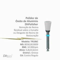 TR106C Polidor Óxido de Alumínio | CA - DHPOLISHER para Remoção de Resina Residual sobre o Esmalte ou Desgaste de Resina de Restaurações. - comprar online