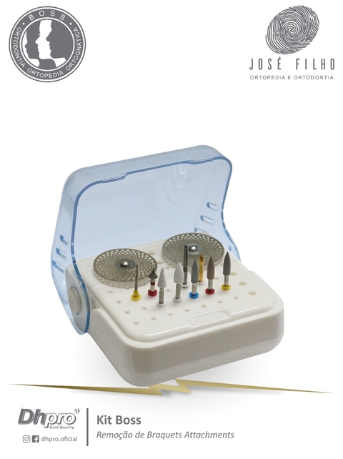 KIT BOSS PARA REMOÇÃO DE BRAQUETES/ ATTACHMENTS - PROF JOSÉ FILHO Intra Oral | CA - Contra Ângulo