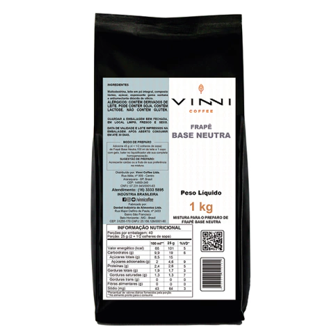 Frapê Base Neutra Vinni Coffee 1kg
