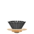 Suporte Para Filtro Cerâmica Origami Base Madeira (Dripper) Preto - comprar online