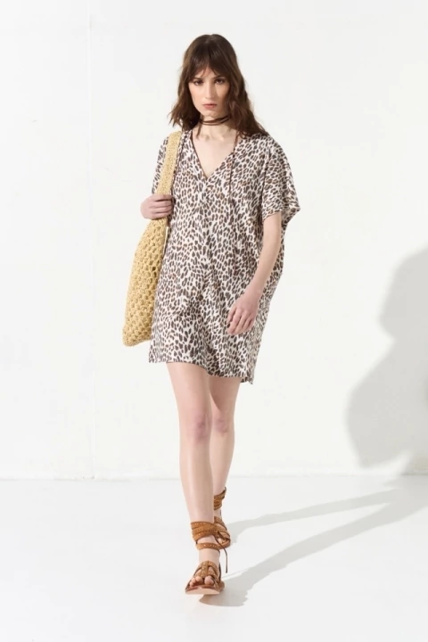 VESTIDO CENTAURO ANIMAL PRINT ST MARIE