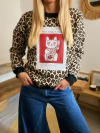 Buzo Fortune Bordo Print - comprar online
