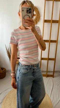 Remera tejida Ser en internet