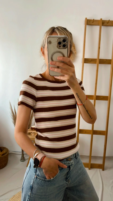 Remera tejida Ser - comprar online